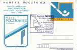 VOILE  OBLITERATION TEMPORAIRE POLOGNE 1984 VOILE + ENTIER POSTAL HOCKEY SUR GAZON - Zeilen