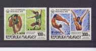 Madagascar, Jeux Olympiques, 1976, P.A. N° 174 + 176 Yvert Neufs ** - Summer 1976: Montreal