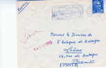 VOILE  OBLITERATION TEMPORAIRE FRANCE AUXONNE 1955 - Zeilen