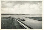 Zeebrugge Panorama Le Mole Et Le Chenal Havenmuur En Geul - Zeebrugge