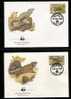 WWF 0042 1986 TURKS & CAICOS IGUANA SET OF 4 FDCS - Sonstige & Ohne Zuordnung