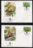 WWF 0107 1991 BARBADOS YELLOW WARBLER SET OF 4 FDCS - Sonstige & Ohne Zuordnung