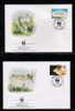 WWF 0179 1995 MONGOLIA SAIGA SET OF 4 FDCS - Otros & Sin Clasificación