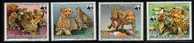 WWF 0014 1984 UPPER VOLTA CHEETAH SET OF 4 NHM - Otros & Sin Clasificación