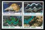 WWF 0035 1986 MARSHALL ISLANDS CORALS SET OF 4 NHM - Sonstige & Ohne Zuordnung