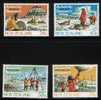 NEW ZEALAND 1984 ANTARCTIC REASERCH SET OF 4 NHM GLACIOLOGY METEOROLOGY BIOLOGY GEOLOGY SEALS BALLOON - Climat & Météorologie