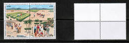 UNITED NATIONS---VIENNA   Scott # 58-61** MINT NH Se-tennant Blk Of 4 (CONDITION AS PER SCAN) (WW-1-52) - Blocks & Kleinbögen