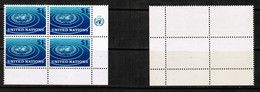 UNITED NATIONS---N.Y.   Scott # 150** MINT NH Imprint Blk Of 4 (CONDITION AS PER SCAN) (WW-1-53) - Blocchi & Foglietti