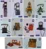 OLD TELEPHONES ( Brazil - Complette Set Of 10. Cards )  Phone Telephone Phones Telefono Telefon Telefoon - Telephones