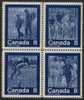 CANADA BLOCK OF 4 VELO BICYCLE FIETS Velo SWIMMING HIKING RUNNING - Other & Unclassified