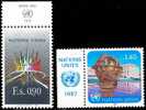 Nations Unies / Geneva / United Nations (Scott 152-53) [**] Onglet/Tab - Unused Stamps