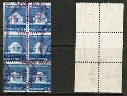 U.S.A.   Scott # 1510d USED BOOKLET PANE Of 6 (CONDITION AS PER SCAN) (WW-1-62) - Used Stamps