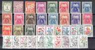 ANDORRA NICE GROUP DUE STAMPS 1946-50 LIGHT HINGED And NEVER HINGED */**! - Ongebruikt