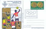 VOLLEY BALL ENTIER POSTAL POLOGNE 1976 JEUX OLYMPIQUES DE MONTREAL + OBLITERATION OLYMPHILEX 1987 - Zomer 1976: Montreal