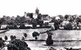 CP Moulins Engilbert (58, Nièvre) Vue Sur Le Village, église Et Prieuré. Collection Leporcq. Reprod. Int. - Moulin Engilbert