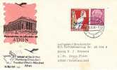 Carta Aerea 1959  DUSSELDORF (Alemania) Flughafen A Atenas - Cartas & Documentos