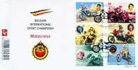 2004--FDC BELGIAN INTERNATIONAL SPORT CHAMPIONS   MOTOCROSS - 2001-2010
