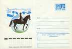 Entier Postal Russe Sur L'équitation (1) - Paardensport