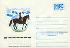 Entier Postal Russe Sur L'équitation (1) - Ippica