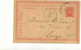 Pws 10 Ct Met Aankomst In Leuze - Cartes Postales 1909-1934