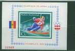 T0455 Ski Slalom Bloc 123 A NON DENTELE Roumanie 1976 Neuf ** Jeux Olympiques D Innsbruck - Hiver 1976: Innsbruck