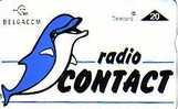 BELGIQUE SUPERBE DAUPHIN RADIO CONTACT 20U - Fische