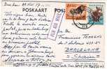 2195. Postal SOUTH AFRICA 1957 Durban A Barcelona - Storia Postale