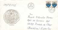 Carta Impresos  CHECOSLOVAQUIA . Heraldica Peces - Enveloppes