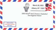 BASKET BALL OBLITERATION TEMPORAIRE  USA 2003 ALBANY NCAA MASCULINE DIVISION 1 - Basket-ball