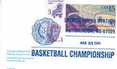 BASKET BALL OBLITERATION TEMPORAIRE  USA 1991 HUTCHINSON BASKET BALL CHAMPIONS - Basketball