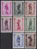 Belgie OCB 615 / 622 (*) - Unused Stamps