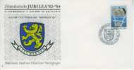 D0362 Blason Lion Pays Bas 1983 Cachet Illustre - Briefmarken