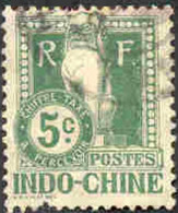 Pays : 234 (Indochine : Col. Franç.) Yvert Et Tellier N° : Tx    7 (o) - Portomarken