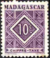 Pays : 288,3 (Madagascar : Colonie Française) Yvert Et Tellier N° :Tx 31 (*) - Timbres-taxe