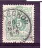 COB Nr 45 Stempel QUAREGNON - 1869-1888 León Acostado