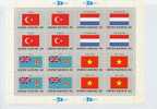 Flag Series - United Nations Sheetlet MNH Sc. 325-328 - Briefmarken