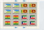 Flag Series - United Nations Sheetlet MNH Sc. 350-353 - Stamps