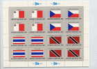 Flag Series - United Nations Sheetlet MNH Sc. 354-357 - Stamps