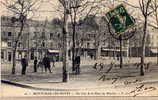 MONTCEAU PLACE DU MARCHE 1908 - Montceau Les Mines