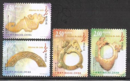 2000 MACAO/MACAU JADE 4V STAMP - Ungebraucht