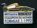 @+ Pin´s Renault F1 - 1992 (Arthus Bertrand) - F1