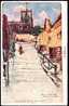 Church Stairs Street, Scarborough, U.K. - Artist Signed Frank H. Mason - Scarborough