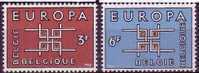 Belgie Belgique Cept 1963 OCBnr 1261-62 *** MNH - 1963