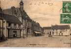 51 ESTERNAY Place Du Marché, Commerces "Le Familistère Du Nord Ouest" "Comptoir Français" TOP++ 1909 - Esternay