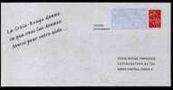 Entier Postal PAP Réponse Croix Rouge Française. Autorisation 81728, N° Au Dos: 0411000 - Listos Para Enviar: Respuesta/Lamouche