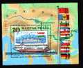 Hungary 1981 Mint Block With EUROPA DANUBE Budapest,flags. - Postzegels