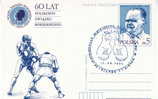 OBLITERATION TEMPORAIRE 1984 CHAMPIONNATS DE POLOGNE ET ENTIER POSTAL DE  POLOGNE SUR LA BOXE - Boxen