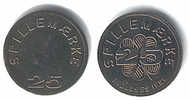 25 / Spillemarke  Lt - Monedas / De Necesidad