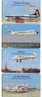 PLANES (Jersey - 4. Cards) *** Passenger Plane - Avion - Aircraft - Aeroplane - Flugzeug - Aereo - Aeroplan - Avions* - Flugzeuge