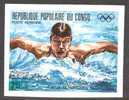 **Non Dentelé** République Populaire Du Congo. Jeux Olympiques Séoul 1988. Natation. - Zwemmen